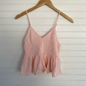 Kiwi + Punch Ice Pink V-Neck Cami Fit and Flare Blouse NWT Size S
